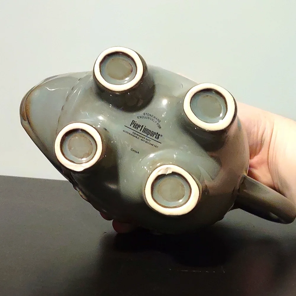 Elephant Teapot Pier 1 Imports Distressed Gray